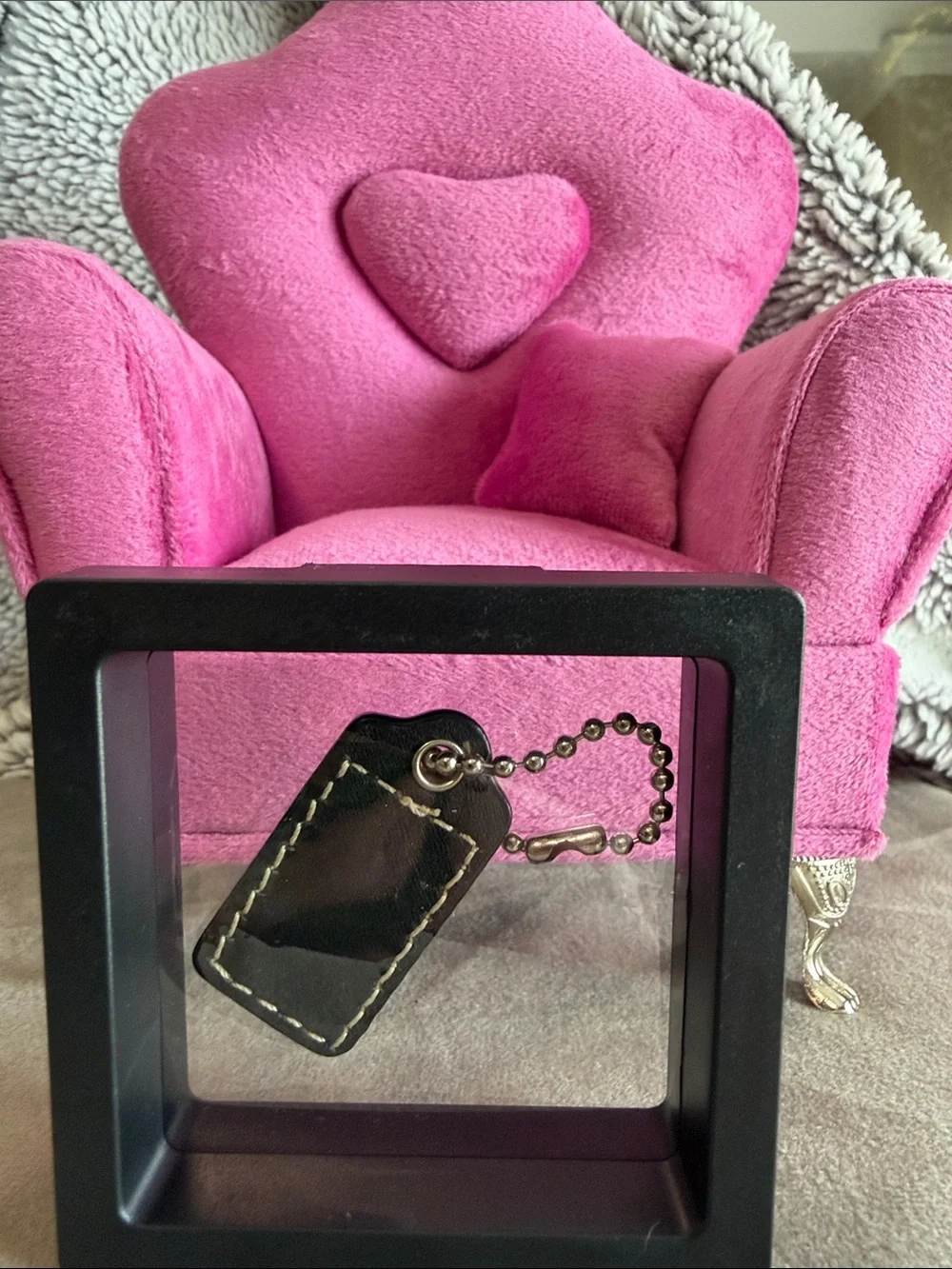 Coach Black Small Hangtag
